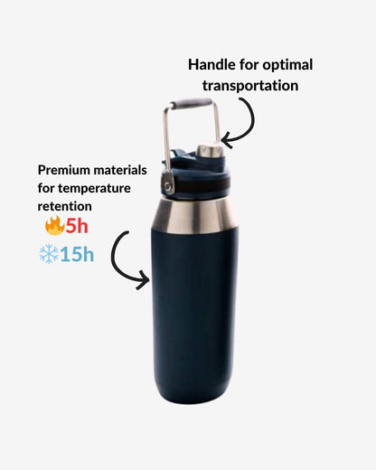 AMERICAN - Thermal insulated Sport Bottle | 1l - Re-fill - The Store