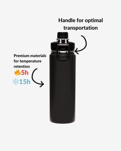 ARMY - Thermal insulated Sport Bottle | 600ml - Re-fill - The Store